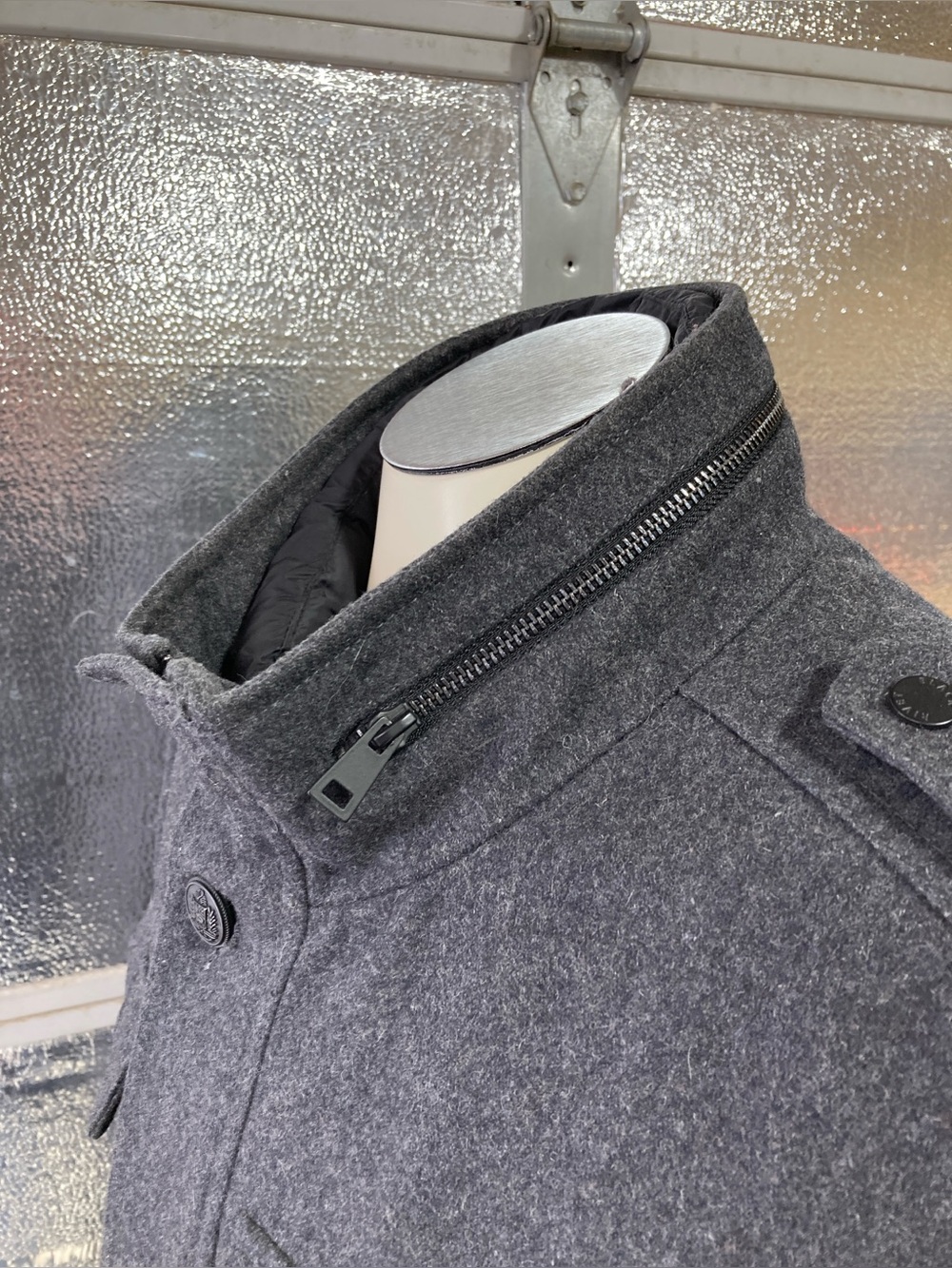 Black Rivet Coat - Picture 5 of 14
